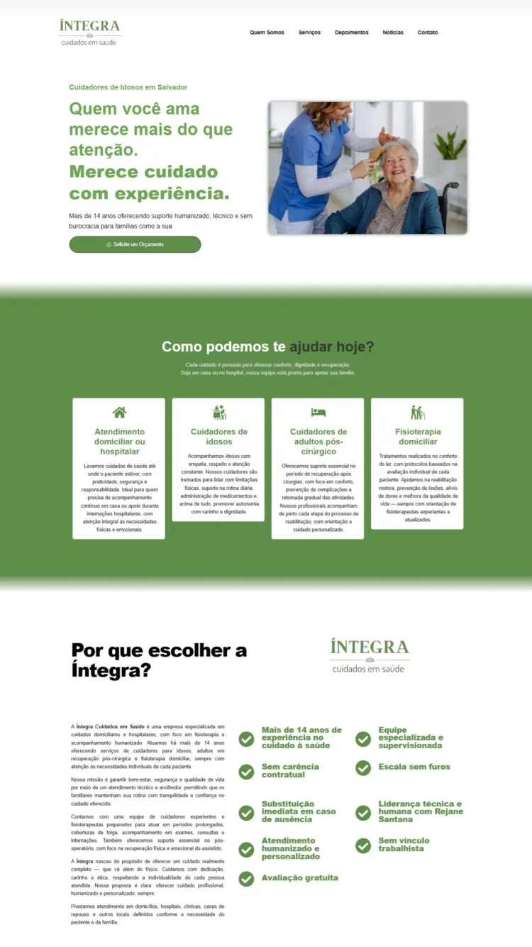 Cuidadores de Idosos & Home Care