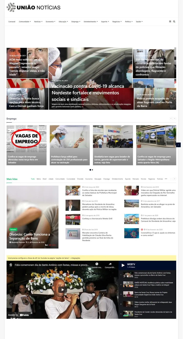 Portais de Notícias & Mídia
